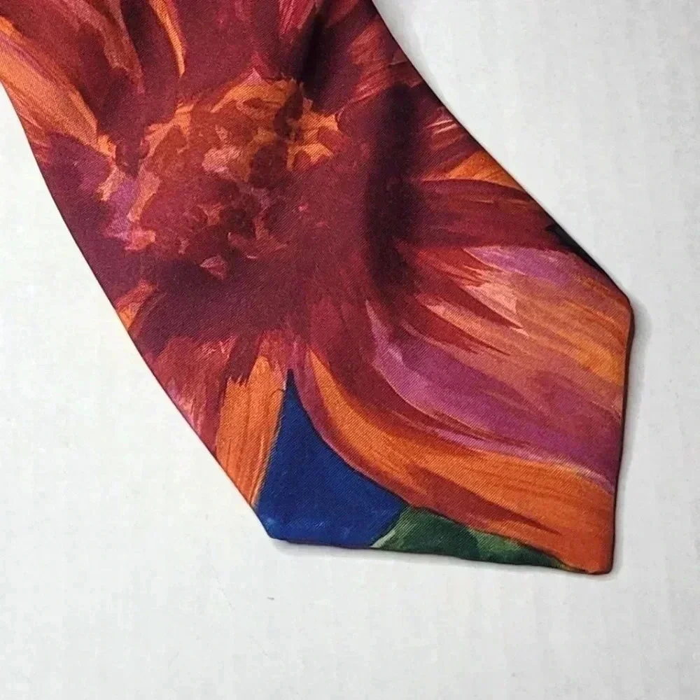 ITALIAN SILK Men's Necktie Handmade Vintage